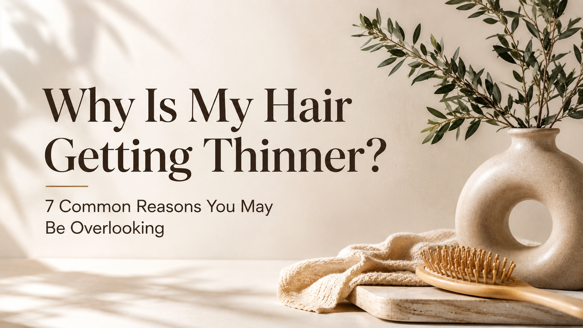 Why Is My Hair Getting Thinner? 7 Common Reasons You May Be Overlooking