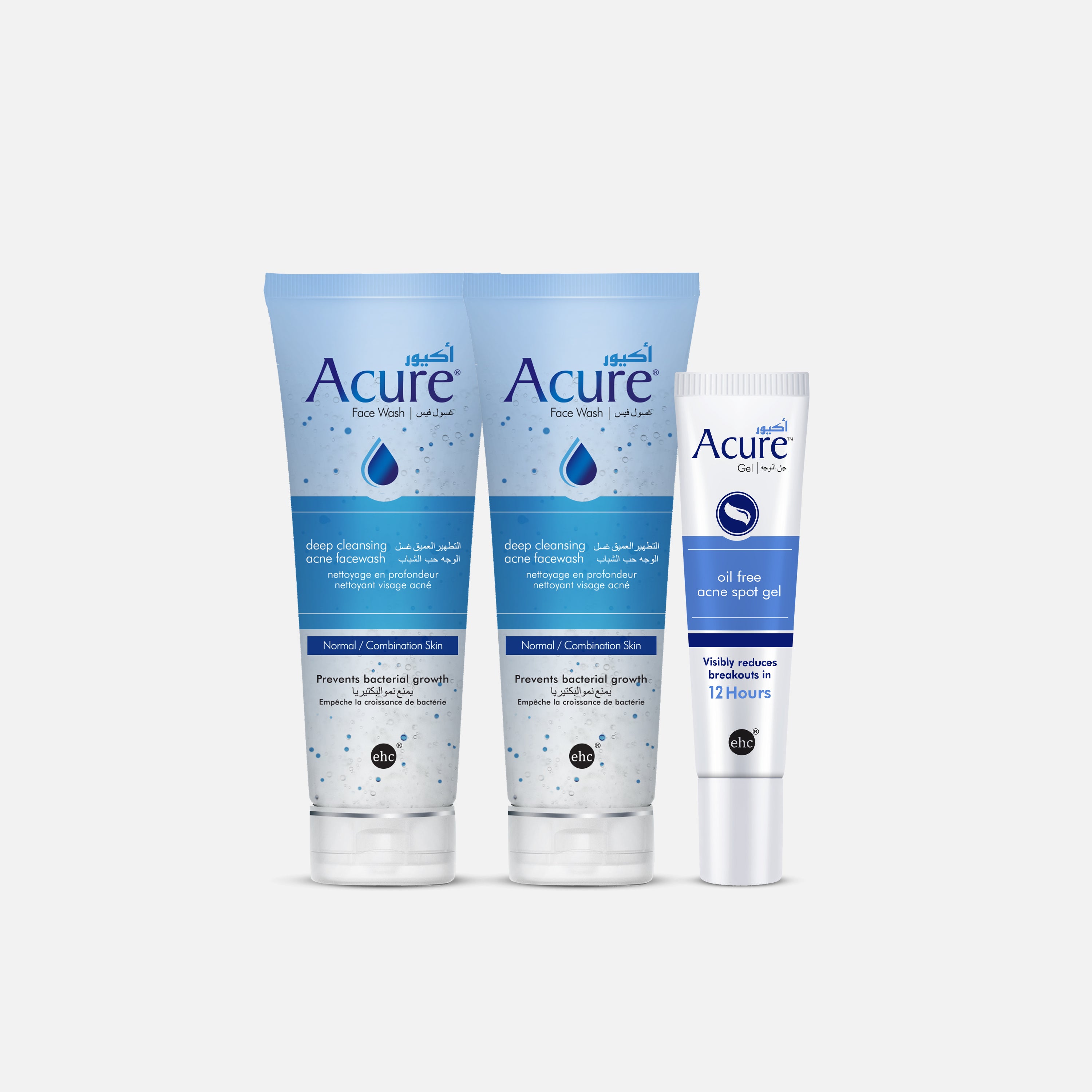 Bundle 15 - Acure Acne Facewash and Gel Bundle for Clear and Glowing ...