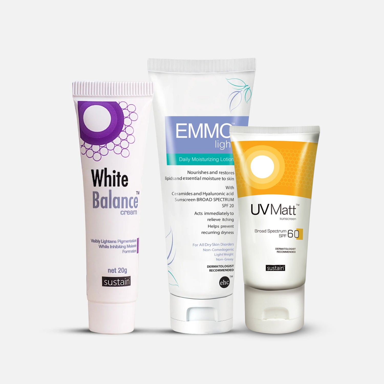 Get Even Skin Tone and Sun Protection with White Balance Cream and Emmo ...